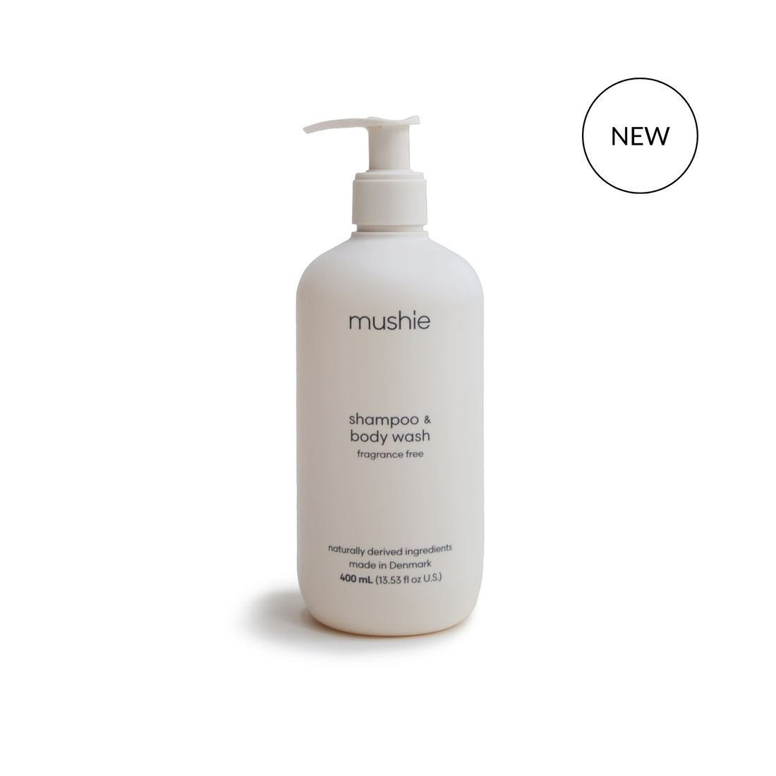 Mushie kūdikių šampūnas ir kūno prausiklis Cosmos 400ml