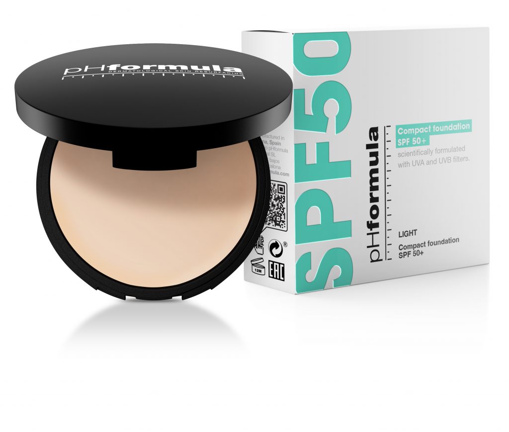 KOMPAKTINĖ KREMINĖ PUDRA SPF50+ LIGHT