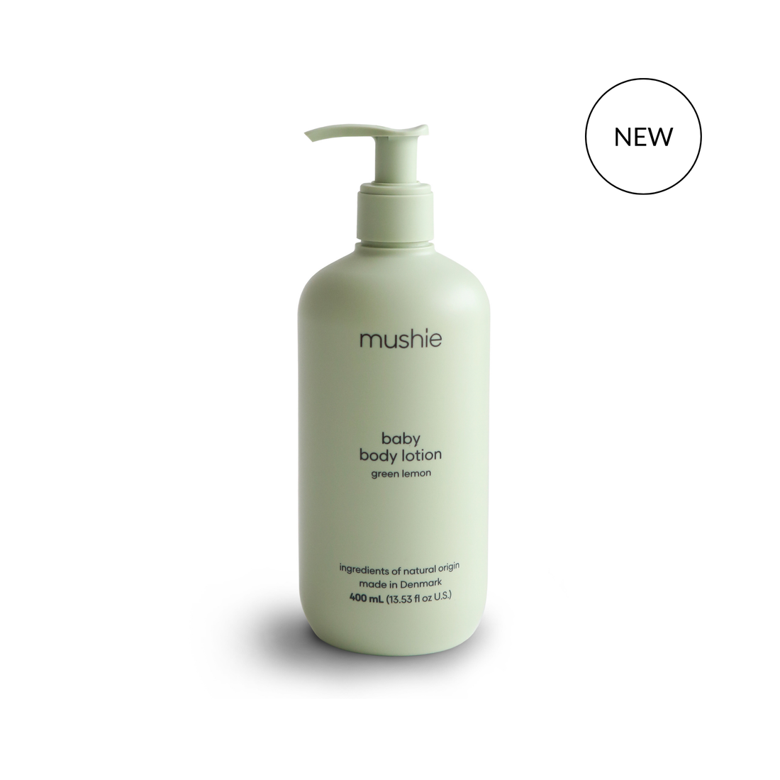 Mushie kūdikių šampūnas ir kūno prausiklis Cosmos Green Lemon 400 ml