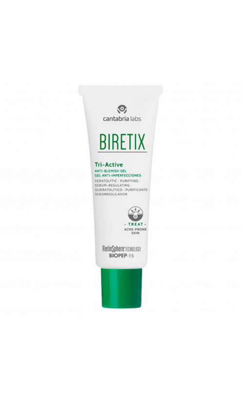 BIRETIX TRI-ACTIVE GELIS ESANT INTENSYVIAI AKNĖS FORMAI, 50 ML