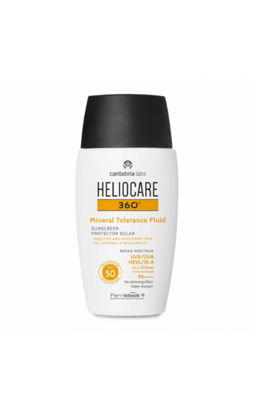Heliocare 360 mineral tolerance fluidas spf 50, 50 ml