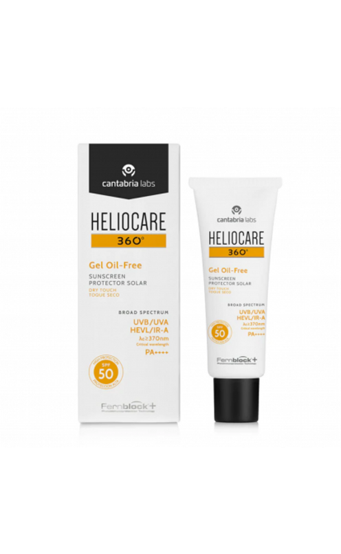 Heliocare 360 oil-free apsauginis gelis nuo saulės spf 50, 50 ml