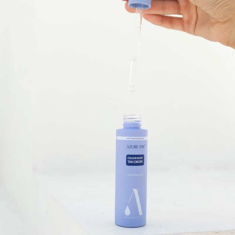 Azure Tan "Colour Boost Tan Drops" savaiminio įdegio lašiukai veidui