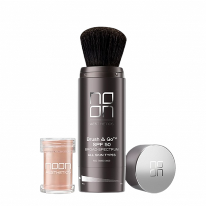 NOON BRUSH&amp;GO MINERAL SUN PROTECTION POWDER SPF 50, 2x5 g